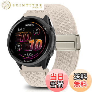 �y���������z[KeeFos] 22mm �o���h Garmin(�K�[�~��) Venu 4 45mm/Venu 3 45mm/2/Forerunner 570 47mm/265/255/Vivoactive 4/Active�Ή� �����o���h �i�C�����f�� ���C�o�b�N�� �}�O�l�b�g���o�b�N�� �ւ��x���g �҂ݕ� 