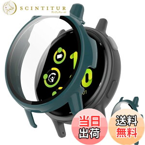 �y���������zINIAYOH For Garmin vivoactive 5 �J�o�[ �K�[�~�� vivoactive 5 �ی�P�[�X �����K���X�t�B����+���ϏՌ�PC�t���[�� ���˒ጸ �w��h�~ �y�ʃX�����݌v �F�F�O���[���A�T�C�Y�Fvivoactive 5
