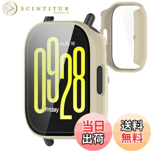 �y���������zJXRICH �Ή� xiaomi redmi watch 5 lite �P�[�X �Ή� �y�� PC+�����K���X �V���I�~ Redmi Watch 5 Lite �p �ی�J�o�[ �����x �����ȒP �ϏՌ� �S�ʕی� Redmi Watch 5 Lite �J�o�[�Ή� �F�F�z���C�g