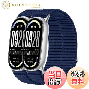 �y���������z[Odejaa] 2�{�Z�b�g �R���p�`�u�� Xiaomi Smart Band 10/9/8 �����o���h mi band 9 �ւ��o���h mi strap 8 �����x���g �i�C���� �҂ݍ��� �f�� �}�W�b�N�e�[�v���� �ϋv�� �e�͐� �L�k�� �_� 