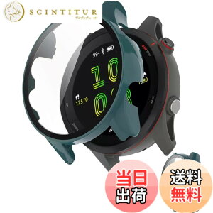 �y���������zINIAYOH For Garmin Forerunner 265/265 Music �J�o�[ �K�[�~�� Forerunner 265/265 Music �ی�P�[�X �����K���X�t�B����+���ϏՌ�PC�t���[�� ���˒ጸ �w��h�~ �y�ʃX�����݌v �F�F�O���[��