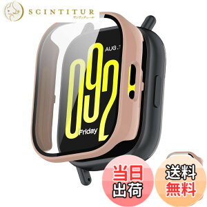 �y���������zINIAYOH For Redmi Watch 5 Lite �J�o�[ �i�V���I�~�jRedmi Watch 5 Lite �ی�P�[�X �����K���X�t�B����+���ϏՌ�PC�t���[�� ���˒ጸ �w��h�~ �y�ʃX�����݌v �F�F�s���N�A�T�C�Y�F5 Active 2