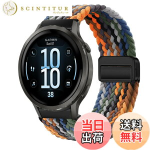 �y���������z[KeeFos] 18mm �o���h Garmin(�K�[�~��) Venu 4 41mm/Venu 3S 41mm/2S/Forerunner 265S/255S/255S Music/Vivoactive 4S 40mm/Vivomove 3S 39mm/Active S/Move 3S �Ή� �����o���h �i�C���� �ґg �ւ��x���g ���C�o�b�N���t