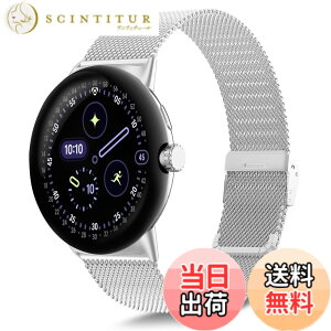 �y���������z[KeeFos] �o���h Google Pixel Watch 4 41mm 2025/Google Pixel Watch 3 41mm/2/1 �Ή� �����o���h ���� �ւ��x���g �X�e�����X�� �X�g���b�v �j�����p �����x���g �O�[�O�� �s�N�Z���E�H�b�`4 41 mm/3 4