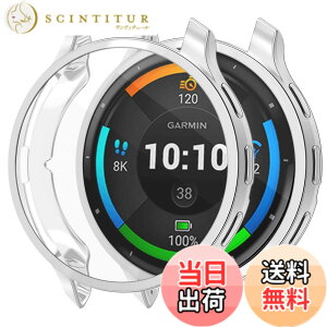 �y���������zTOORQR For GARMIN Venu 3�Ή� �P�[�X �K�[�~��Venu 3 �g�E�H�b�`�P�[�X ��̌^ �ϏՌ� TPU�f�ޒ����^ ���h�~ �S�ʕی� �w��h�~ ��U�h�~ �����x �����ߗ� venu 3 �p �J�o�[ 45mm �F�F�V���o