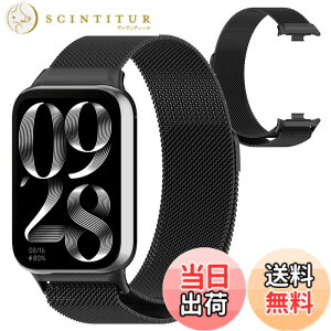 �y���������z[TOORQR] For �V���I�~Xiaomi Smart Band 8 Pro/Redmi Watch 4�Ή� �~���l�[�[�o���h �����o���h �h�K �X�e�����X�o���h ���z���� �����ȒP �j�����p �r�W �l�X�� �o���h �r���v�o���h Xiaomi Band