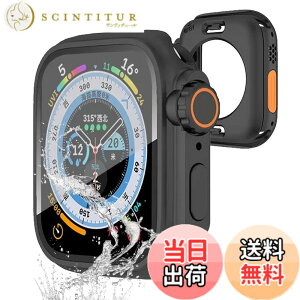 �y���������zJXRICH �Ή� Apple Watch �J�o�[ Series 6/5/4/SE2/SE (40mm) �A�b�v���E�H�b�` �J�o�[ 360°�h���P�[�X PC+�K���X�f�� ���b��Ultra��̌^ �����ȒP �ϏՌ� �S�ʕی� Apple Watch �P�[�X�Ή� �F�F�u��
