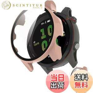 �y���������zINIAYOH For Garmin Forerunner 265/265 Music �J�o�[ �K�[�~�� Forerunner 265/265 Music �ی�P�[�X �����K���X�t�B����+���ϏՌ�PC�t���[�� ���˒ጸ �w��h�~ �y�ʃX�����݌v �F�F�s���N