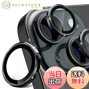 �y���������zimluckies �J���������Y�v���e�N�^�[ iPhone 15 / iPhone 15 Plus�p 9H �����K���X & ���h�~ ���^�� �ʃ����O�����Y�J�o�[ HD �N���A�J�����A�N�Z�T���[ �P�[�X�t�����h���[ �F�F�u���b�N