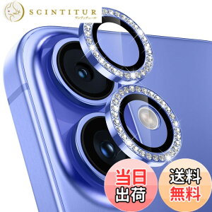 �y���������z�����Y�J�o�[ iPhone 16/ 16 Plus/ 17/ Air/ 17Pro/17Pro Max�p �J�����t�B���� �L���L�� �J�����ی� �s�J�s�J �A���~���� 9H�����K���X �F�F�u���[�A�T�C�Y�FiPhone16/16 Plus�p