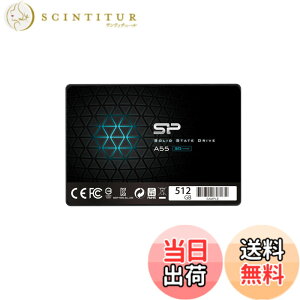 �y���������z�V���R���p���[ SSD 3D NAND�̗p SATA3 6Gb/s 2.5�C���` 7mm 3�N A55�V���[�Y �F�F�u���b�N�A�T�C�Y�F512GB