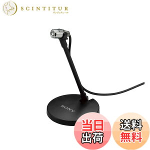 �y���������z�\�j�[(SONY) �R���f���T�[�}�C�N AUX ���m����/PC�ʘb�p �}�C�N�X�^���h�E�z���_�[�N���b�v�t�� ECM-PC60 �F�F�u���b�N