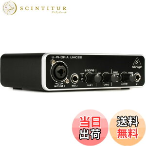�y���������z�x�����K�[ 2����2�o�� USB�I�[�f�B�I�C���^�[�t�F�[�X UMC22 U-PHORIA �F�F�u���b�N