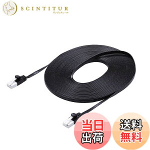 �y���������z�G���R�� LAN�P�[�u�� CAT6A �F�F�u���b�N�A�T�C�Y�F10m