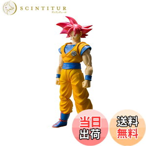 �y���������zBandai - Figurine DBZ - Son Goku Super Saiyan God Cheveux Rouge SH Figuarts 14cm - 4549660175643 �T�C�Y�F�����T�C�Y