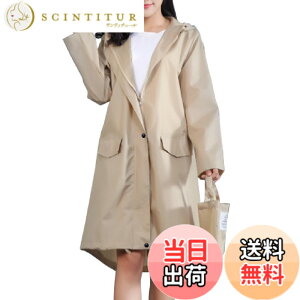 �y���������z[three Joy] �y������ꃌ�C���R�[�g�z���[�o�b�O�t�� ���f�B�[�X �|���`�� �W�b�v�A�b�v �{�^�� ���R�d�l �t�[�h 6�J���[ M-2XL �F�F�x�[�W���A�T�C�Y�FXL
