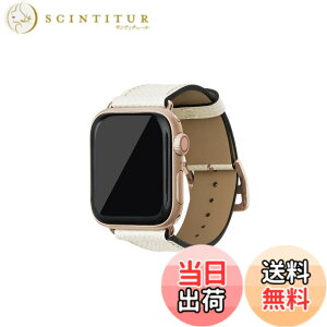 �y���������z[BONAVENTURA] �{�i�x���`���� Apple Watch�p ���U�[�o���h �{�v �m�u���b�T���U�[ Apple Watch Series�Ή� 1-10 SE(��1�E2����) �Ή� �F�F���U�[:�z���C�g / �A�_�v�^�[�F�S�[���h�A�T�C�Y�F38mm