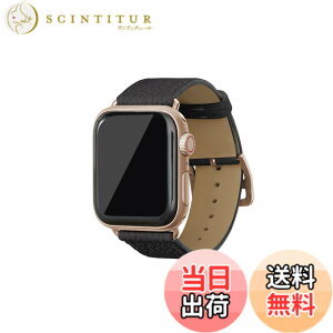 �y���������z[BONAVENTURA] Apple Watch�p ���U�[�o���h �{�v �V�������N���U�[ Apple Watch Series�Ή� 1-10 SE(��1�E2����) �Ή� �F�F���U�[:�u���b�N / �A�_�v�^�[�F�S�[���h�A�T�C�Y�F44mm/45mm/46mm/49mm, M/L