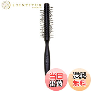�y���������zDenman Curling Vented Barrel Round Hair Brush with Nylon Bristles for Fast Drying, Volume and Creating Movement in the Hair, Black, D73 �F�F�u���b�N�A�T�C�Y�F1�� (x 1)