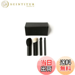 �y���������zSHAQUDA �~�X�~ 4�u���b�V�����g���C�A���O���P�[�X MISUMI 4 Brushes �� Triangle case [SCENE31] �F�F�u���b�N