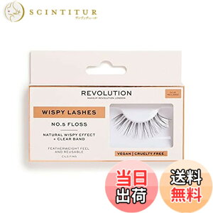 �y���������zMakeup Revolution (���C�N�A�b�v ���{�����[�V����) Wispy Lashes No.5 Floss �i�`������ ���܂�
