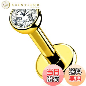 �y���������zOUFER Body Piercing Titanium Internally Helix Tragus Earring Piercing Jewellery Gold Lip Bars Labret Stud Piercing 16G 6/8/10/12mm Helix Earring Conch Lip Labret Piercing Bars �T�C�Y�F12mm