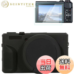 �y���������zRieibi �J�����P�[�X Canon G7X Mark III�f�W�^���J�����p�P�[�X G7X Mark III�A�N�Z�T���[ �X�N���[���v���e�N�^�[ �V���R�[���P�[�X �L���m��G7X3�ی�J�o�[�ƃX�N���[���ی�t�B���� 