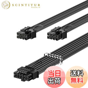 �y���������zFasgear PCIe 5.0 �d���P�[�u�� 70cm - RTX 4070 4080 4090 �p 16pin (12+4) 12VHPWR �R�l�N�^ - ASUS EVGA Seasonic �t�����W�����[ PSU �p 2x8pin (6+2) PCI-e �I�X�v���O GPU �X���[�u�R�[�h�Ή�