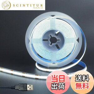 �y���������z�N���A�q���iClearhill�j5V USB COB LED�X�g���b�v���C�g 3M �����F 6500K 320LEDs/M ��8mm �����x8W/M CRI90 ���ʃe�[�v�ό`�\ �ؒf�\ �h��IP20 ��� ���ԏ� �Q�� �L�b�`���z�[�� �I�t�B�X��