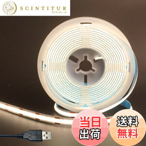 �y���������z�N���A�q���iClearhill�j5V USB COB LED�X�g���b�v���C�g 1M �i�`�������z���C�g 4000K 320LEDs/M ��8mm �����x8W/M CRI90 ���ʃe�[�v�ό`�\ �ؒf�\ �h��IP20 ��� ���ԏ� �Q�� �L�b�`���z�[