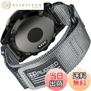 �y���������zHemsut �K�[�~���E�H�b�` �i�C�����X�|�[�c�o���h Fnix/Forerunner/Approach/MARQ/Quatix/D2/Instinct/Enduro/Tactix�V���[�Y�p �A�b�v�O���[�h���ꂽ�R�l�N�^ �K�[�~���̃N�C�b�N�t�B�b�gver ����