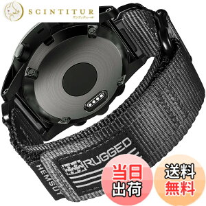 �y���������zHemsut �K�[�~�� �x���g �K�[�~���E�H�b�` �i�C�����X�|�[�c�o���h Fnix/Forerunner/Approach/MARQ/Quatix/D2/Instinct/Enduro/Tactix�V���[�Y�p �A�b�v�O���[�h���ꂽ�R�l�N�^ �K�[�~���̃N�C�b�N