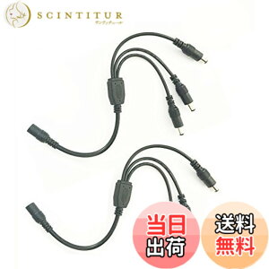 �y���������zLitaElek DC�d���P�[�u�� 3����P�[�u�� �O�a5.5mm ���a2.1mm SMD 5050 5630 2835 3528 LED�e�[�v���C�gCOB LED�e�[�v���C�g�p�Ɩh�ƃJ�����p�d�������P�[�u�� 1���X�[3�I�X�X�v���b�^�P�[�u��