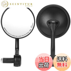 �y���������zKEMIMOTO �o�C�N �o�[�G���h�~���[ �Ԍ��Ή� �o�C�N�~���[ �ی^ ���E�Z�b�g �n���h���a16.5-22mm�Ή� �ėp �y�� �p�x�����\ �u���b�N 2503