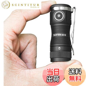 �y���������zsofirn SC13 �����d�� ���^ �t���b�V�����C�g EDC�~�j�L�[���C�g �g�у��C�g�~�j���C�g �ő�1300���[���� USB C�[�d�� ���^ �y�� �n���f�B���C�g IP68�h�� �h�� �A�E�g�h�A�p�����d�� 