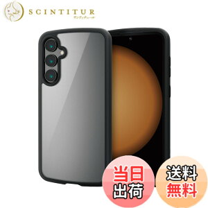 �y���������z�G���R�� Galaxy S23 FE �P�[�X �ϏՌ� �Ռ��z�� TOUGH SLIM LITE �t���[���J���[ �w�ʃN���A ���C�����X�[�d�\ �u���b�N PM-G236TSLFCBK