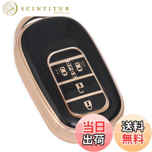 �y���������z[YANMW] N-BOX �J�X�^�� JF5 JF6 �L�[�P�[�X �K���z���_ �V�^�X�e�b�v���S�� �L�[�J�o�[ NBOX JF5 JF6 �V�r�b�N ZR-V ���F�[�� �L�[�z���_�[ �����X���C�h�h�A(�S�[���f���u���b�N)