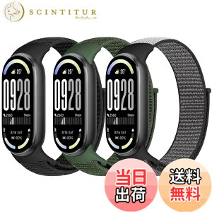 �y���������z[Acortjl] �i�C�������v�o���h Xiaomi Smart Band 10/9/8 �ƌ݊������� ���� �����Y �\�t�g ���߉\ �ʋC�� �X�|�[�c �\�����[�v ���v�X�g���b�v �����p���X�g�o���h Xiaomi Mi Band 10/9/8 �p