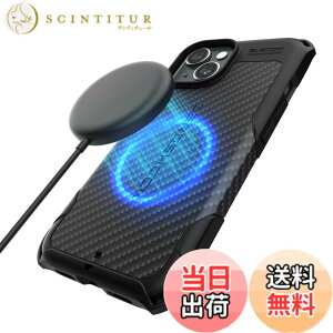 �y���������z�G���R�� iPhone15 �P�[�X ZEROSHOCK �}�O�l�b�g���� �ϏՌ� �Ռ��z�� �l�p�_���p�[ �O���b�v�f�U�C�� �X�g���b�v�z�[���t�� �u���b�N PMWA23AZEROG2BK