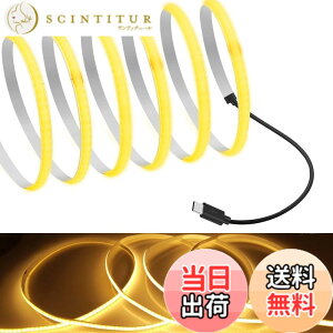 �y���������zRYE COB �e�[�v���C�g3m �d���F2700K 5V TYPE C �ڑ��P�[�u��LED�X�g���b�v���C�g 5mm���t���L�V�u�� �����x LED���C�g�e�[�v 320LEDs/m 180°����CRI=90 ���ʃe�[�v�ό`�\ �ؒf�\ �f�X�N�A