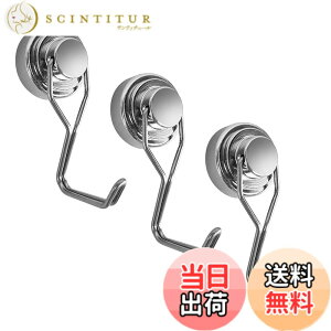 �y���������zMAGHUNT�}�O�l�b�g�t�b�N �y3�Z�b�g�z ���a25MM 360°��]�\ �X�e�����X�� �h�� ���̓}�O�l�b�g�t�b�N ���Εt�� �h�K ���Ό��� �����ω׏d15kg �����ω׏d3kg �L�b�`���p �①�� 