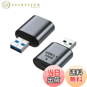 �y���������zUSB Type C �ϊ��A�_�v�^ (2�Z�b�g) MOSHTANATH USB 3.1 Gen2 Type C ���X to USB 3.1�I�X �ϊ� 5V/3A �}���[�d��10Gbps�����f�[�^�]������ MacBook Pro/Air/iPhone/iPad/Huawei/Samsung�ȂǂɑΉ�