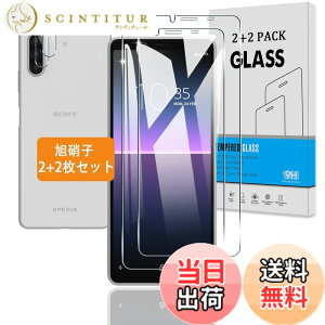 �y���������z�y2+2���Z�b�g�z �Ή� Xperia 10 II SO-41A / SOV43 �K���X�t�B���� +�J�����t�B���� �y���{���Ɏq �d�x9H�z �G�N�X�y���A10 II SO-41A / SOV43 �p �t�B���� �����K���X �t�� �ی�t�B���� 3D Touc