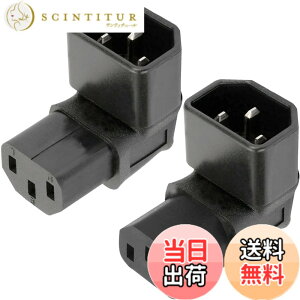�y���������zXiatiaosann 3�s���ϊ��R�l�N�^ L�� ����/����� 3�s�����X (IEC C13) - 3�s���I�X (IEC C14)�d���P�[�u���APDU PSU UPS�d���P�[�u���d���g���A�_�v�^ PC LCD LED�E�H�[���}�E���g�p�A2�{�Z�b�g