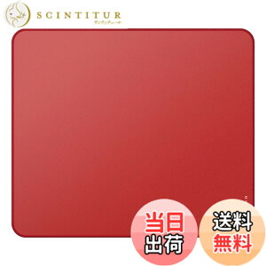 �y���������zPulsar Gaming Gears eSports�d�l �Q�[�~���O�}�E�X�p�b�h XL�T�C�Y 49cm x 42cm ParaControl V2 �ᖀ�C �n�C�u���b�h�^�C�v ����~�� �������K�i - Red