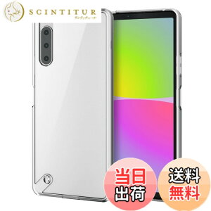 �y���������z�G���R�� Xperia 10 IV (SO-52C SOG07 A202SO) �P�[�X �J�o�[ �n�C�u���b�h �ϏՌ� �ɂݐ݌v �X�g���b�v�z�[���t �N���A PM-X222HVCKCR