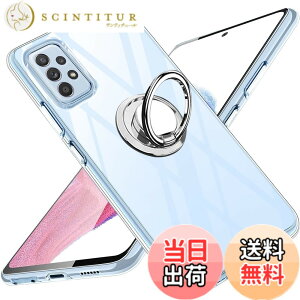 �y���������zGalaxy A53 5G �P�[�X �N���A �����O�t�� TPU SC-53C SCG15 �J�o�[ ��p ���ϖh�~ �ϏՌ� ���^ �P�[�X �ԍڃz���_�[�Ή� �X�g���b�v�z�[���t�� ����~�� �����h�~