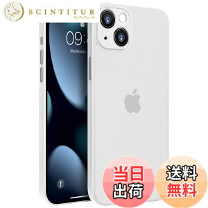 �y���������z�u0.3mm�ɔ��viPhone 13 Mini�Ή��P�[�X memumi�}�b�g���� �I���W�i���݌v �w��h�~ ���t���h�~ ���C�A���X�[�d�Ή� 5.4�C���`�l�C�P�[�X�J�o�[(Trans-White)