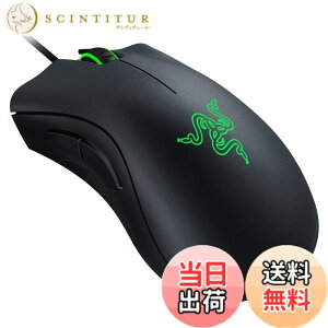 �y���������zRazer DeathAdder Essential �Q�[�~���O�}�E�X �L�� 5�{�^�� 6400 DPI �I�v�e�B�J���Z���T�[ �G���S�m�~�b�N�`�� �V�t�@�[���E�F�A�K�p�Ły���{���K�㗝�X�i�z RZ01-02540100-R3M1-N