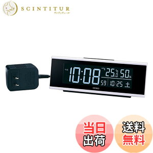 �y���������z�Z�C�R�[�N���b�N(Seiko Clock) �u�����v �ڊo�܂����v �d�g �f�W�^�� �𗬎� �J���[�t�� �V���[�YC3 �� �{�̃T�C�Y:6.3x17.4x4.6cm DL307W